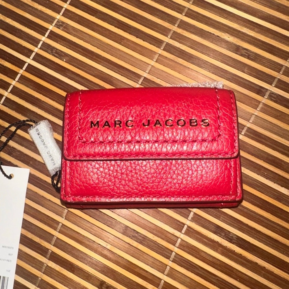 Marc Jacobs Vibrant Red Card Holder